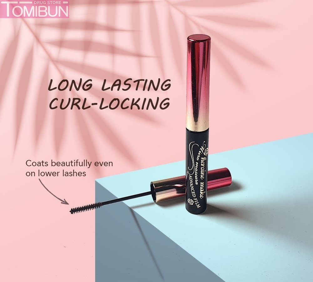 MASCARA KISSME LÀM DÀI MI MÀU ĐEN TUYỀN (ĐẦU CHUỐT NHỎ VÀ THẲNG) MICRO MASCARA ADVANCED FILM 01 JET BLACK BLACK 4.5G